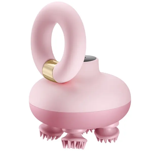 Pink electric massager to relieve your head, neck, shoulder pain instantly